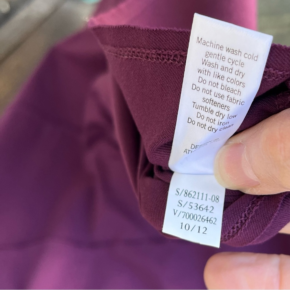 Athleta Crescendo Asymmetric Tiered Skirt In Plum Sz S - Picture 6 of 10